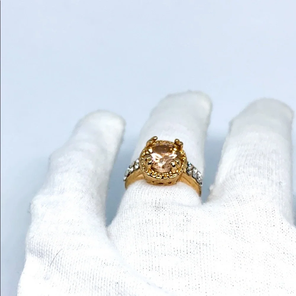 Rose Gold Rhinestone Ring - Picture 5 of 5